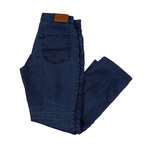 Lucky Brand Other - Guinness x Lucky Brand 223 Straight Leg Jeans Mens 33x32 Dark Wash Blue Denim